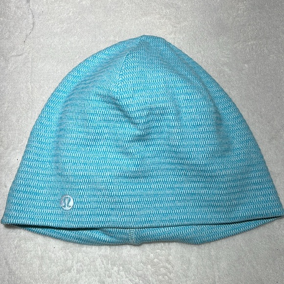 Lululemon Blue Beanie Hat - O/S, Lightweight Stretch Knit - Picture 2 of 9